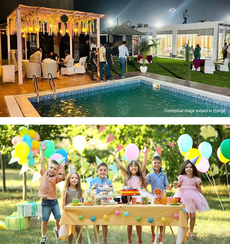 Invest in Farmhouse Land with Resort Membership in Vrindavan | Gated Society Farmland in Vrindavan